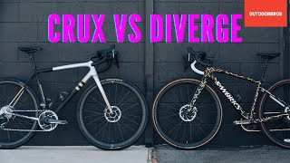 Crux vs Diverge Which is the Better Gravel Bike [upl. by Grochow]