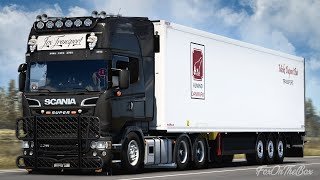 ETS2 144 Scania V8 Open Pipe Lepidas Exhaust System Sound Mod 2 Tone  Euro Truck Simulator 2 Mod [upl. by Fremont]