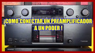 COMO CONECTAR UN PODER A UN PREAMPLIFICADOR tutorial [upl. by Annua]