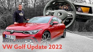 VW Golf GTD 2022 InfotainmentUpdate im Test Dazu das ganze Auto im Review  Fahrbericht [upl. by Laerdna]