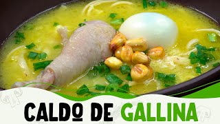 Cómo preparar CALDO DE GALLINA  Receta peruana  Delicioso y rápido [upl. by Darees]