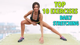 Top 10 Stretching Exercises To Increase Height And Improve Posture [upl. by Joliet193]