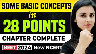 𝗡𝗘𝗘𝗧 𝟮𝟬𝟮𝟰  Some Basic Concepts of Chemistry in 𝟐𝟖 𝐏𝐎𝐈𝐍𝐓𝐒  Full Chapter Complete  NEW NCERT [upl. by Palladin]