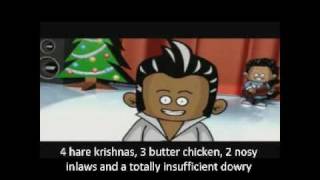 With Lyrics  12 DAYS OF CHRISTMAS FUNNY INDIAN SONG [upl. by Assi525]