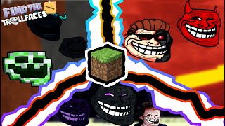 How to Get All Minecraft Trollfaces  Find the Trollfaces ReMemed [upl. by Calore720]