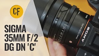 Sigma 35mm f2 DG DN C lens review Fullframe amp APSC [upl. by Redliw]