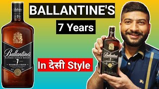 All New Ballantines 7 Years Blended Scotch Whisky Review  The Whiskeypedia [upl. by Abixah915]