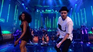 Justin Timberlake covers the Jacksons Shake Your Body Down To The Ground in the Live Lounge [upl. by Neeli659]