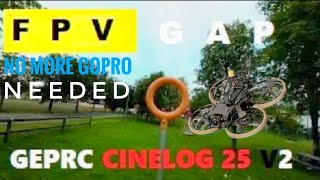 DRONE GEPRC CINELOG 25 V2 DJI O3  FLY IN THE PARK geprc geprccinelog25 cinewoop shorts [upl. by Goulette]