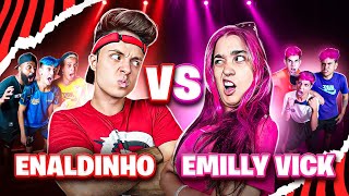 BATALHA DE RAP  ENALDINHO vs EMILY VICK [upl. by Meir345]