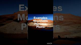 Major landforms of the earth  Class 6 Geography icse [upl. by Bruckner]