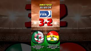 ARGELIA vs BOLIVIA  AMISTOSO COUNTRYBALL [upl. by Hinman]