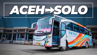 Ep 1  Naik Bus Rute Terjauh di Indonesia  Bus PMTOH Aceh  Solo [upl. by Suhcnip]