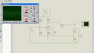 Hartley oscillator Using Proteus Software [upl. by Nekial]