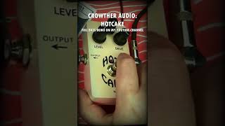 Crowther Hotcake on bass  theoandhispedals fuzzpedal bassfuzz fuzz pedalboard [upl. by Alin]