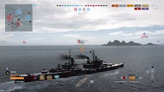 Playing The Albemarle as Cheshire  World of Warships Legends [upl. by Ellennahc]