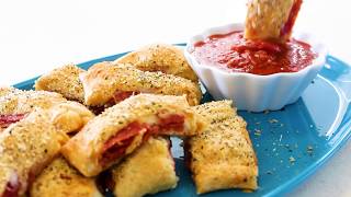 How to Make Pepperoni Pizza Bread with Crescent Dough [upl. by Ecirual]