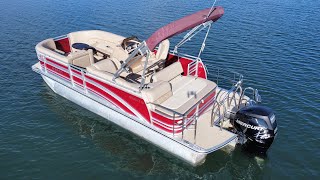 2016 Harris Solstice 220 Tritoon with 200HP Mercury Verado Outboard  SOLD [upl. by Calen]