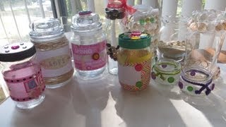 DIY Ideas para decorar frascos y botellas de vidrio reciclar [upl. by Atram]