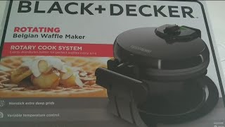 waflera black and decker giratoria UNBOXING [upl. by Yrred]