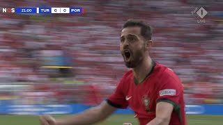 Bernardo Silva Goal  Turkey vs Portugal 01 Goals Results And Extended Highlights2024 [upl. by Ancilin315]