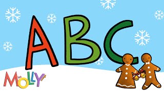 Jingle ABCs  A Christmas Alphabet version of Jingle Bells  Miss Molly Sing Along Songs [upl. by Kristi]