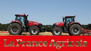 Essai tracteurs  Magnum VS Optum duel de poids lourds chez Case IH [upl. by Atekihs]