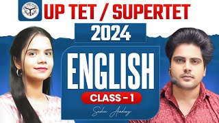 UPTETSUPERTET 2024 ENGLISH CLASS 1 BY Sachin Academy Live 1pm [upl. by Stone825]