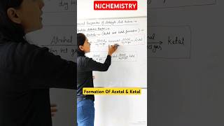 Acetal amp Ketal Formation🔥njchemistry aldehydeketone acetalandketalformation shortsfeed ytshort [upl. by Mayberry]