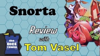 Snorta Review  with Tom Vasel [upl. by Ahseenyt33]