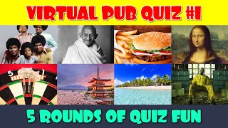 Trivia Pub Quiz Part 1 [upl. by Yddub]