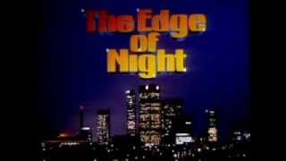 The Edge of Night Opening Closing credits 80s full no VO [upl. by Ahsaenat95]