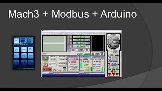 5 Mach3 amp Arduino  Bedienteil mit Display Touchscreen [upl. by Anez]