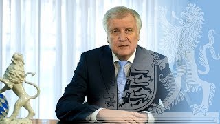 Neujahrsansprache 2018 des Bayerischen Ministerpräsidenten Horst Seehofer  Bayern [upl. by Norreg]