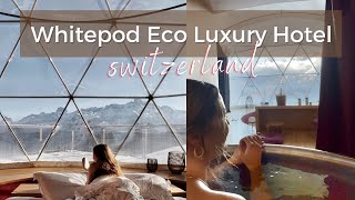 Whitepod Eco Luxury Hotel Switzerland Zen Suite Stay 2022 [upl. by Sanderson]