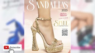 Catálogo PRICE SHOES SANDALIAS 2023 [upl. by Ainahs]