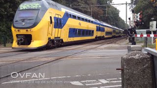 VIRM keihard op de schijfrem voor station DriebergenZeist [upl. by Serrell]