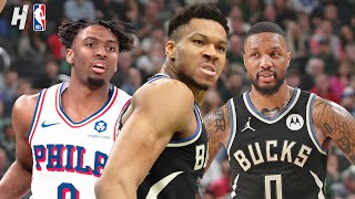 Philadelphia 76ers vs Milwaukee Bucks  Full Game Highlights  March 14 202324 NBA Season [upl. by Elehcar]