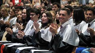 Graduación de la LXIII Promoción  Facultad de Comunicación de la Universidad de Navarra [upl. by Philbin186]