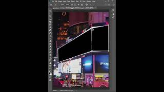 perspective warp in photoshop  shorts [upl. by Enattirb]