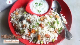 Kodo millet pulao recipe  Varagu pulao recipe [upl. by Skier700]