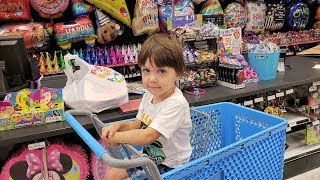 Shopping for Birthday Party at Party City Store  Zack Turns 3 Vlog [upl. by Ghassan]