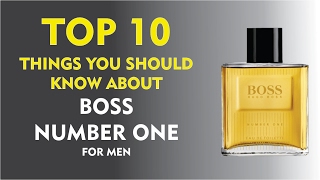 Top 10 Fragrance Facts Boss Number One for men [upl. by Eimmis]