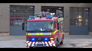 BRAND NEW FIRE STATION Crewe Second Pump Turnout Cheshire Fire And Rescue Service [upl. by Noll]