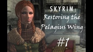 SKYRIM DIY Restoring the Pelagius Wing 1 [upl. by Jermain]