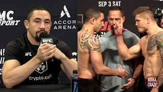 Robert Whittaker admits Marvin Vettori fake handshake annoyed him [upl. by Suhsoj678]