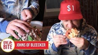 Barstool Pizza Review  Johns of Bleecker Street [upl. by Nauqaj]