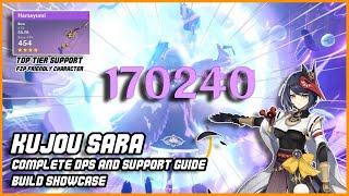 Kujou Sara Build and Guide DPS and Support  Genshin Impact [upl. by Llenil646]