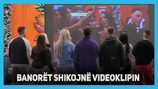 Banorët shikojnë videoklipin e këngës së përgatitur për Big Brother VIP Kosova 2 [upl. by Arny]