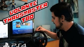 Review Volante Thrustmaster T80  Carrera F1 Project CARS PS4  Vlog Gamer [upl. by Edwards]